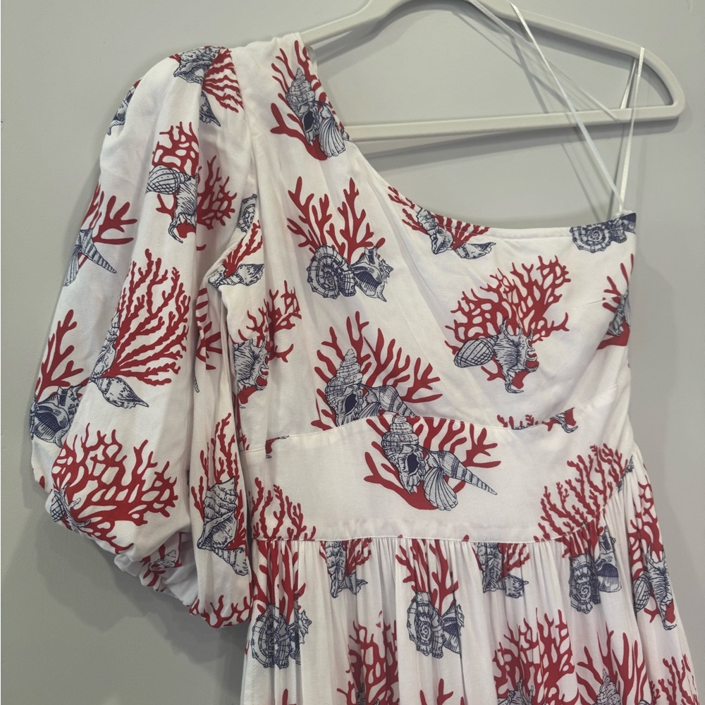 Anthropologie Priya Israni Puff One-Shoulder Maxi Dress *small flaw - Picture 5 of 9